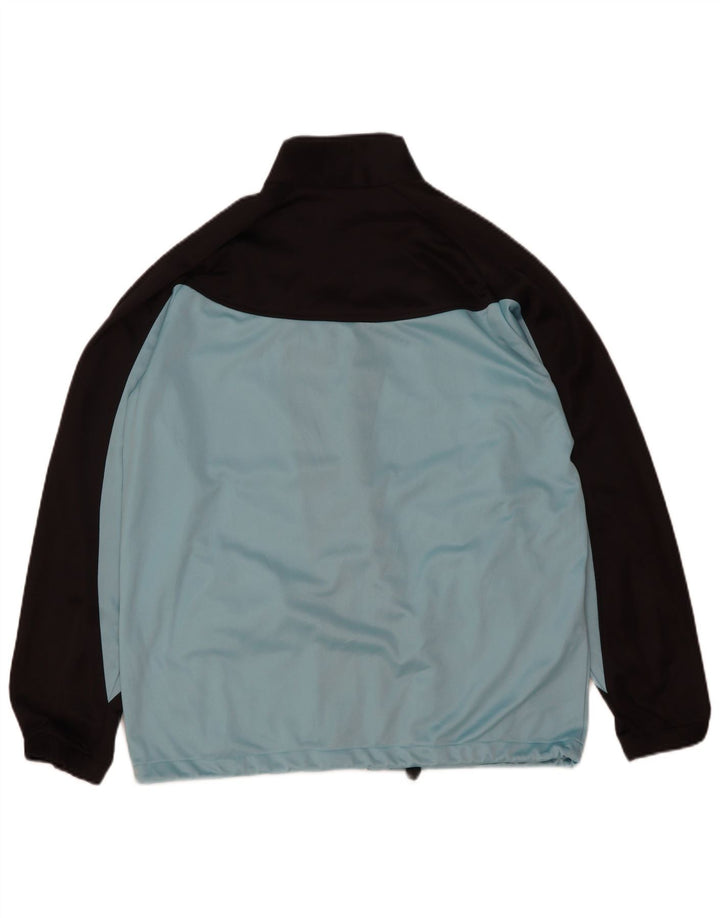 Asics Veste de survêtement pour homme Large Bleu Colorblock