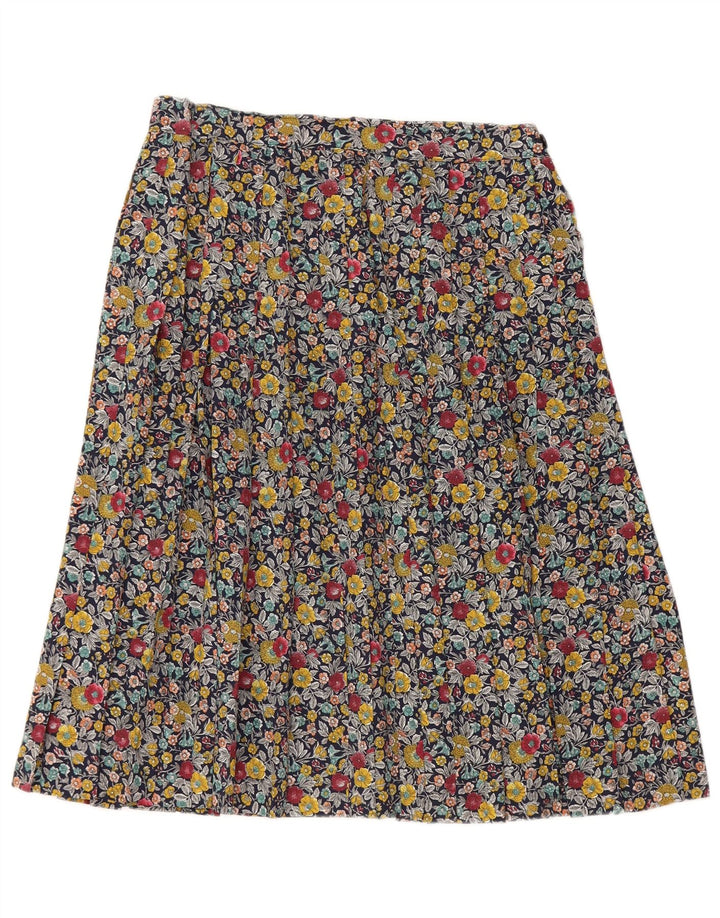 VINTAGE Jupe trapèze femme W28 Medium multicolore floral