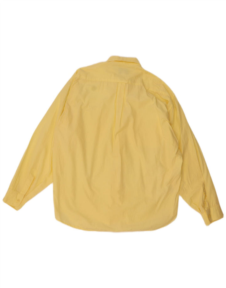 POP 84 Chemise Homme Large Jaune Coton