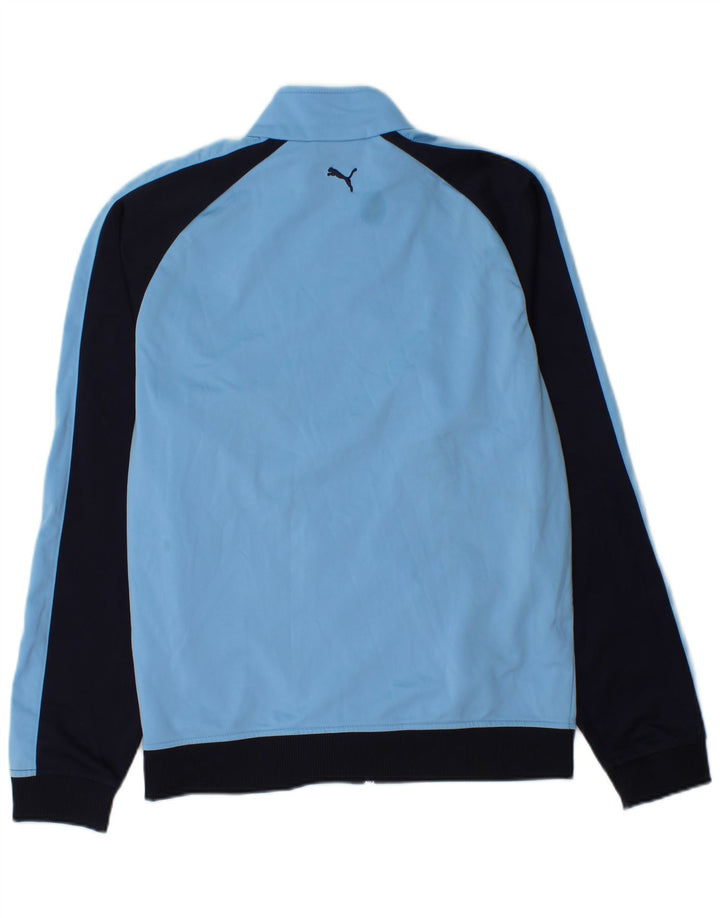 Puma Veste de Survêtement Garçon 15-16 ans Bleu Colorblock Polyester