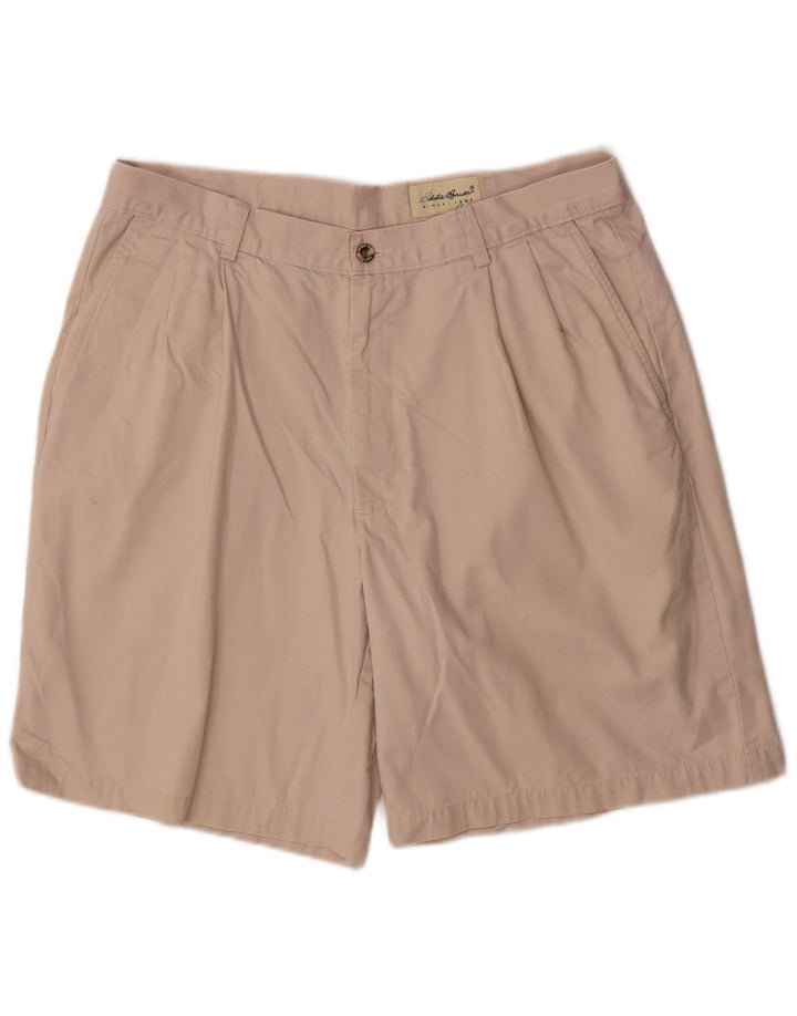 EDDIE BAUER Short Chino Pegged Homme W35 Grand Coton Beige