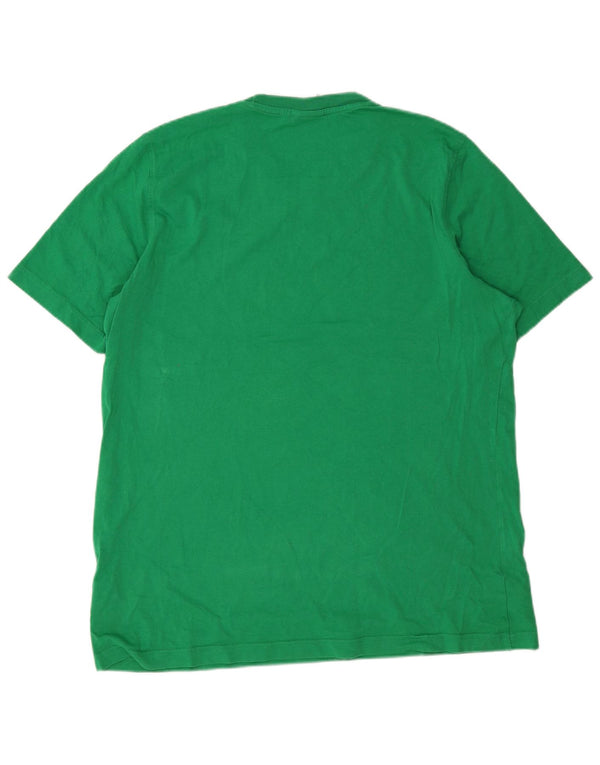 Adidas T-shirt graphique pour homme en coton vert grand