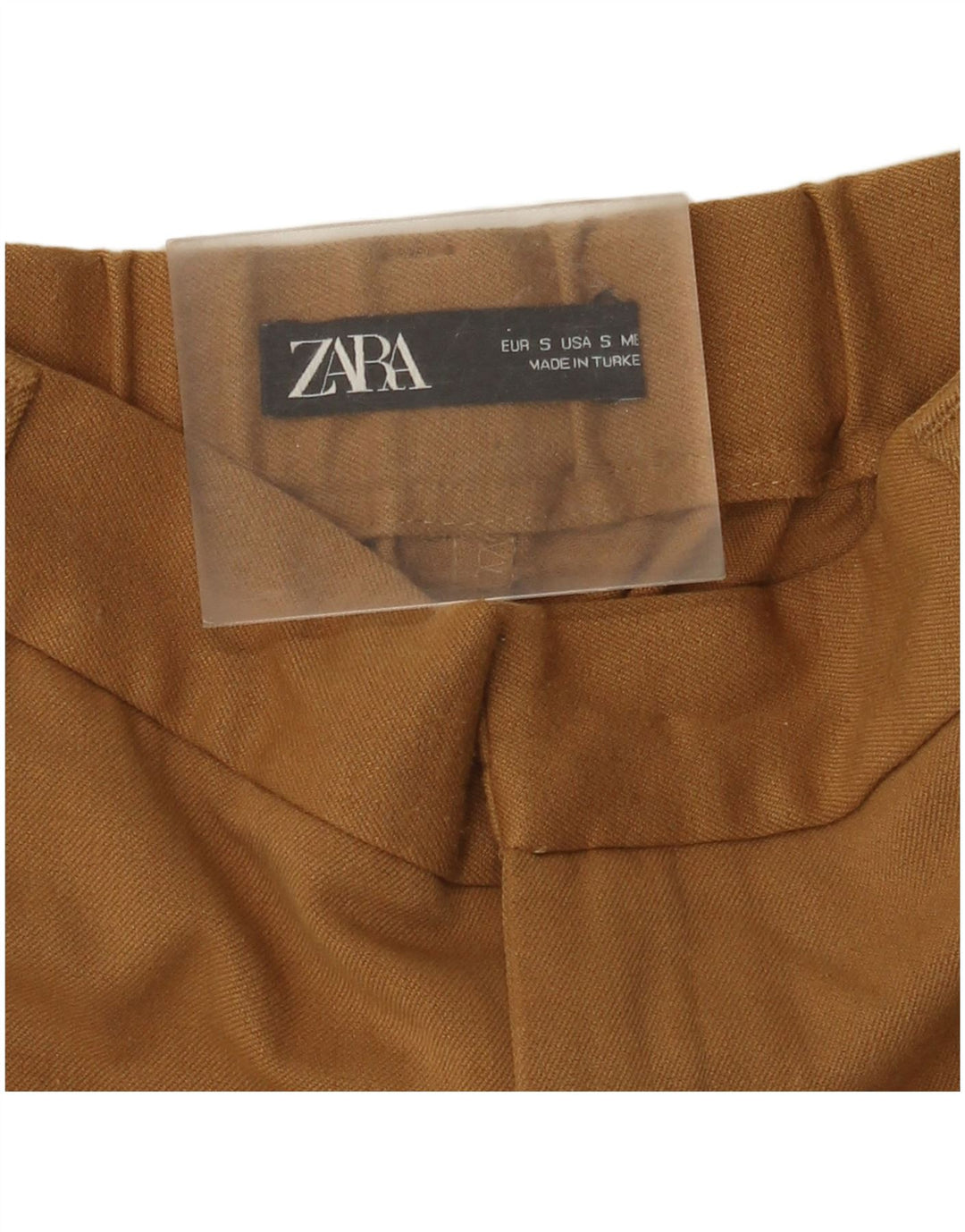 Pantalon court Zara Femme Small W26 L24 Marron