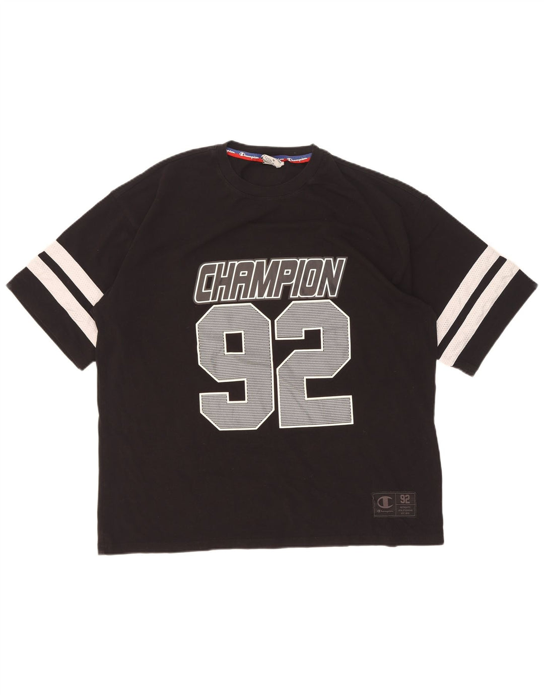 Champion T-Shirt Graphique Homme Noir Moyen