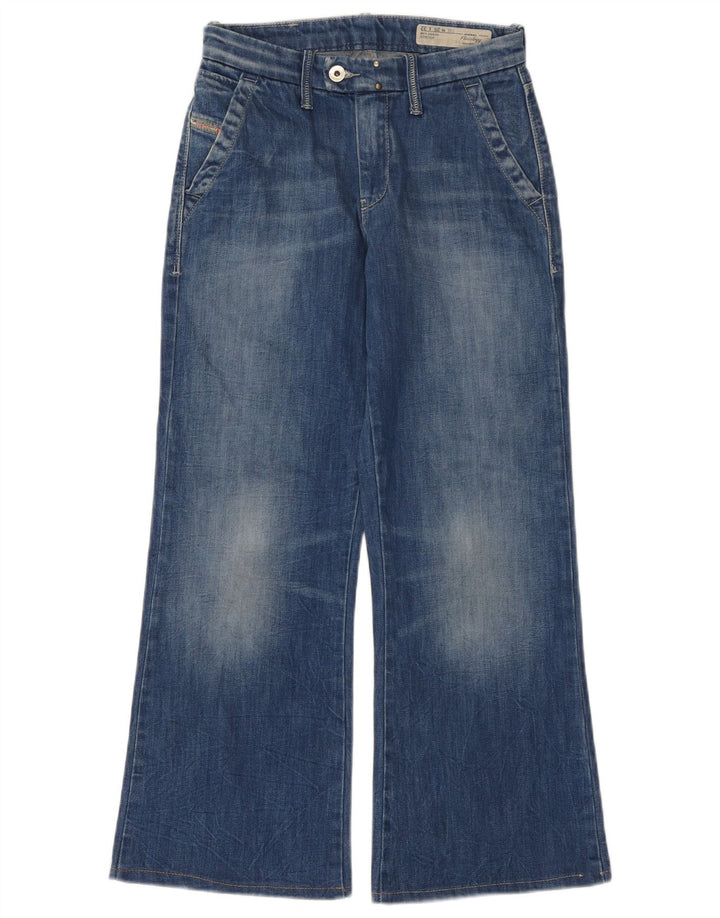 Diesel Femme Flairlegg Regular Jean Évasé W25 L27 Bleu Coton