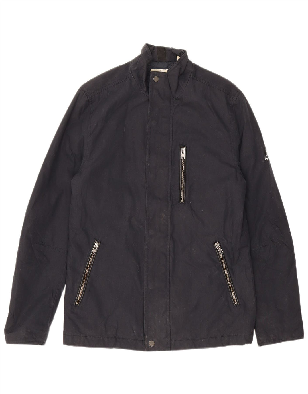 Jack Wills Veste utilitaire pour homme UK 34 XS Bleu marine Coton