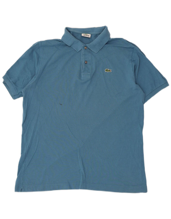 Lacoste Polo Homme Taille 6 XL Bleu Coton