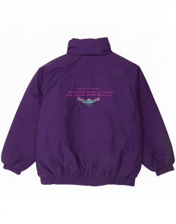 Skiss Veste de ski surdimensionnée graphique pour femme EU 46 XL Violet Colourblock