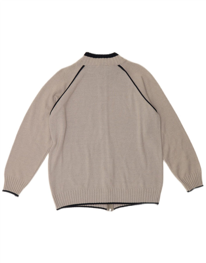 Ellesse Cardigan Pull XL Gris Coton Homme