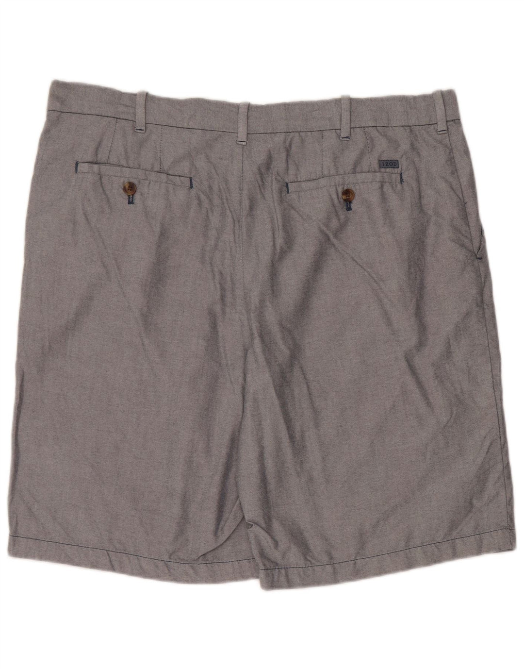 Izod Short Chino Homme W38 XL Gris Coton