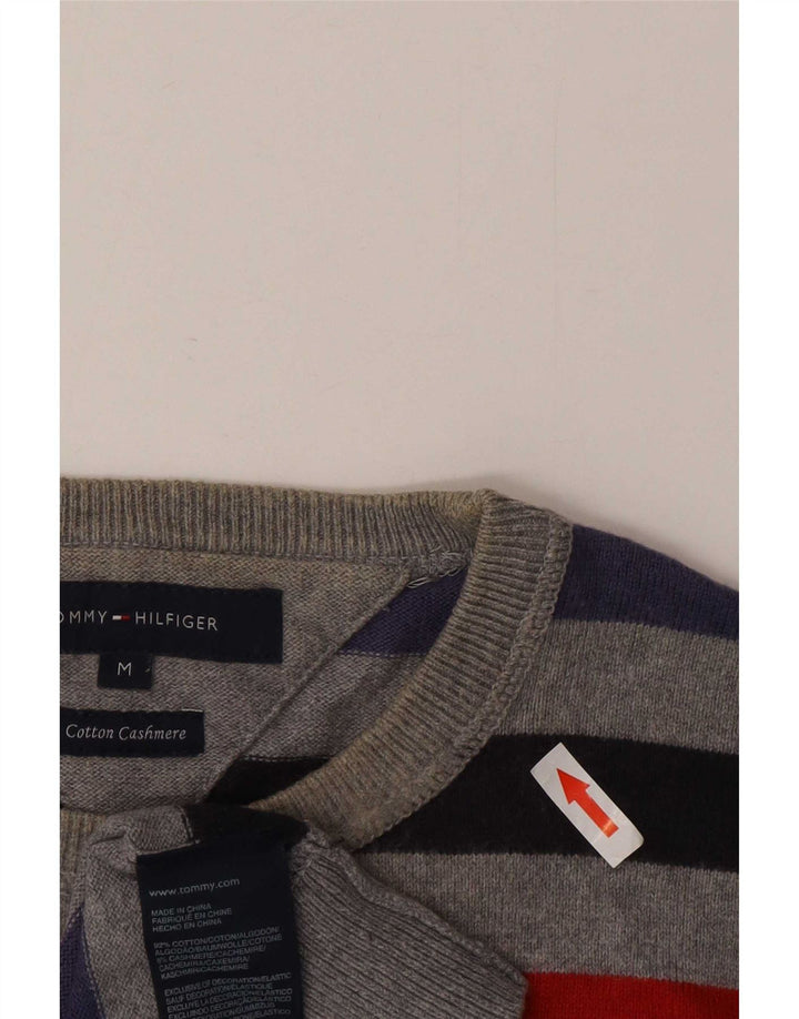 Tommy Hilfiger Pull Ras du Cou Homme Rayé Multicolore Moyen