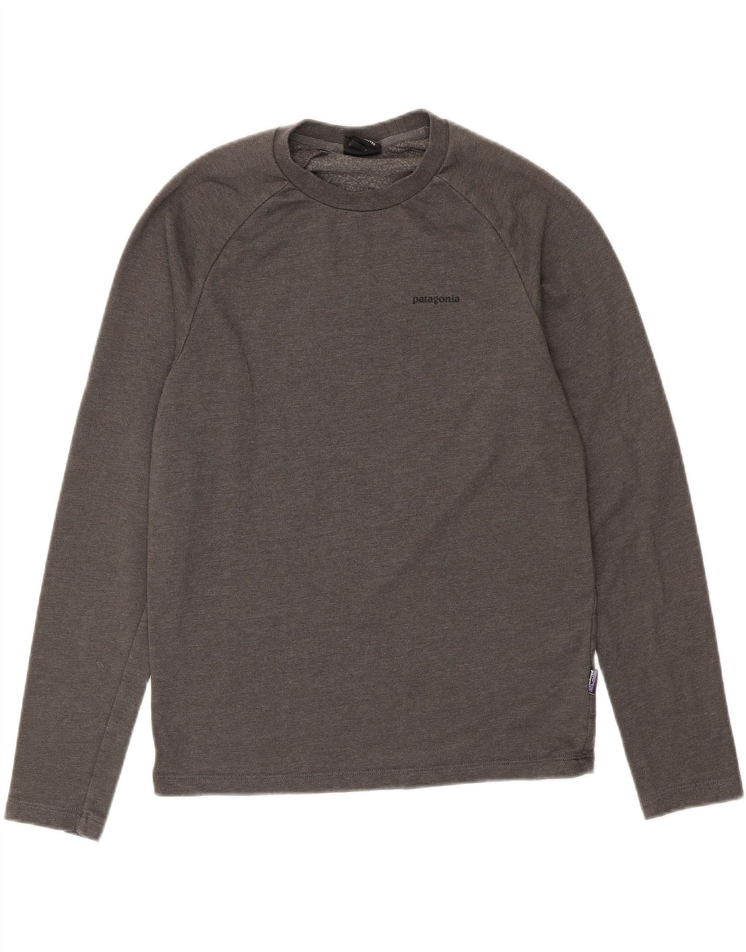 PATAGONIA Homme Graphique Haut Manches Longues Petit Gris Coton
