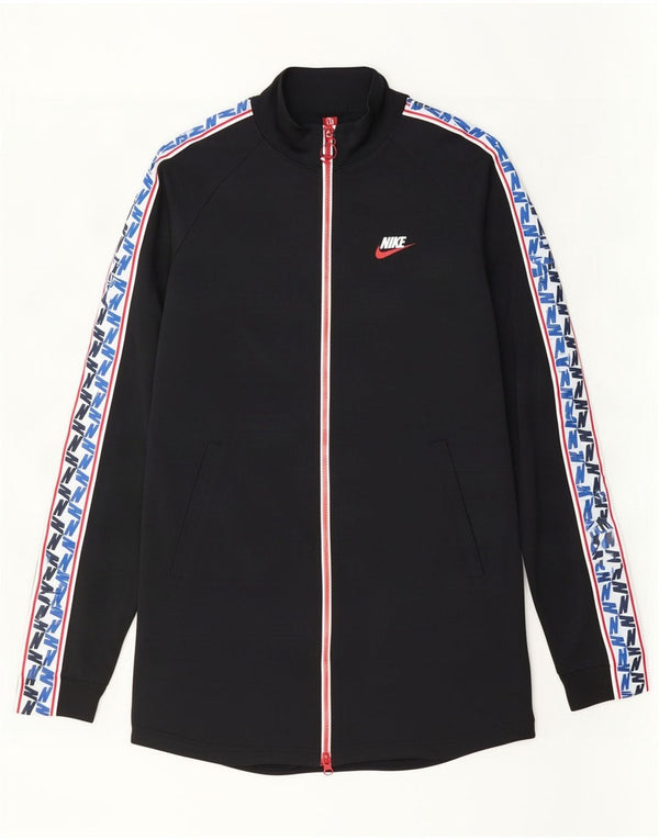 Nike Veste de survêtement graphique pour homme Taille S en polyester color block noir