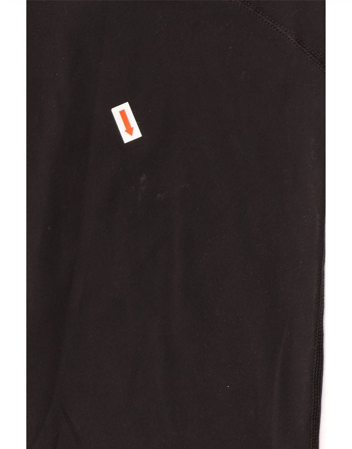 NIKE Legging Capri Dri Fit pour femme UK 14 Large Noir Polyester