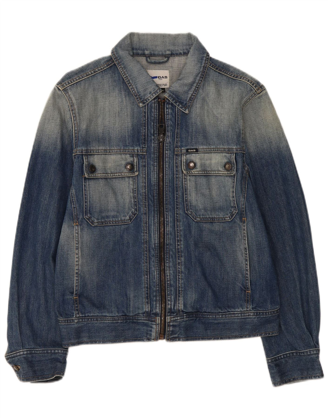 Gas Veste en jean pour homme UK 38 Bleu moyen
