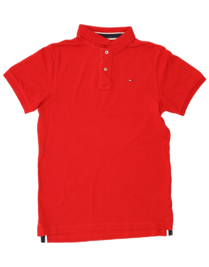 Tommy Hilfiger Polo Homme Rouge Moyen Coton