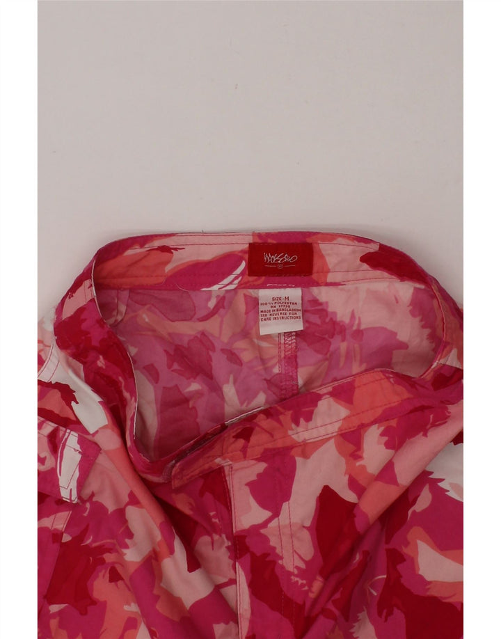 MOSSIMO Girls Cargo Shorts 5-6 Years Medium W22  Pink Floral Polyester Vintage Mossimo and Second-Hand Mossimo from Messina Hembry 