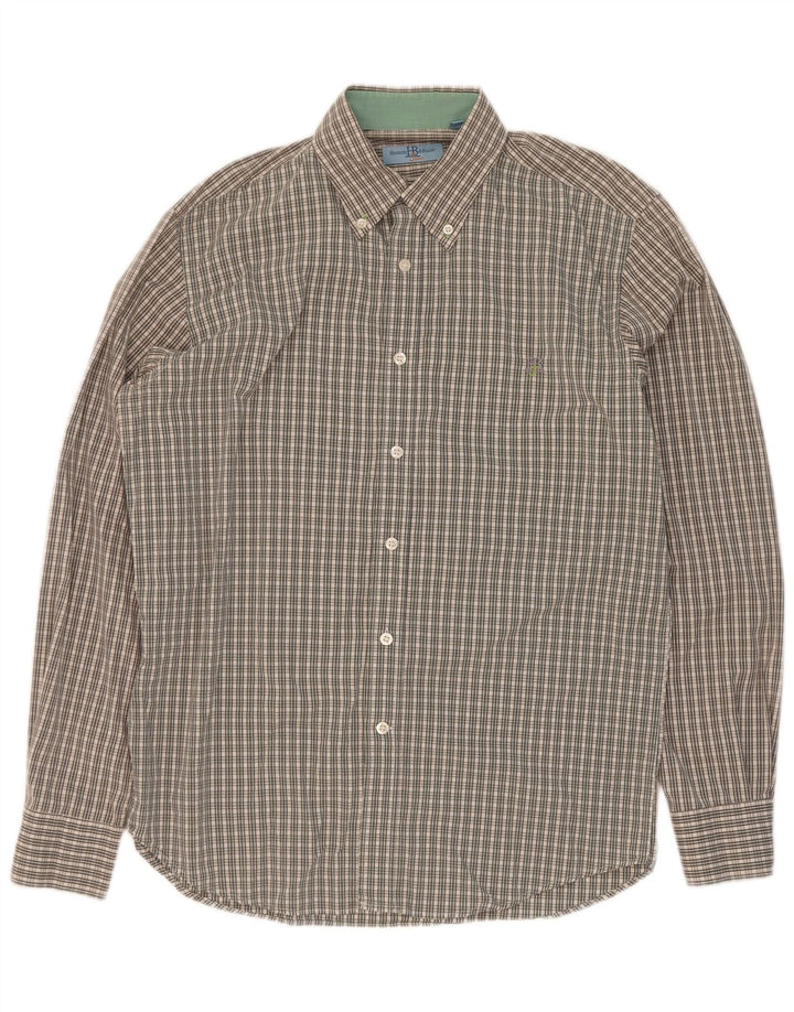Harmont & Blaine Chemise Homme Grand Carreau Vert Coton