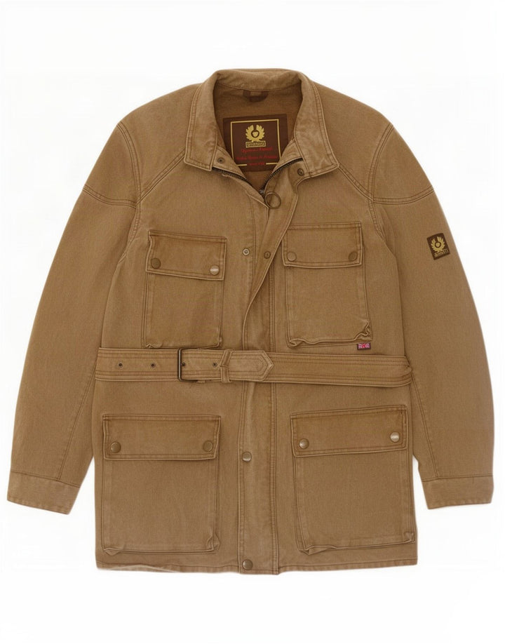 Belstaff Veste utilitaire pour homme UK 38 Coton marron moyen