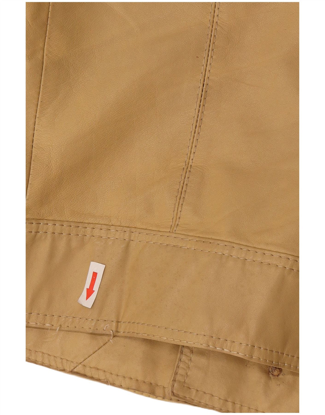 Veste Bomber Femme Vintage UK 10 Petit Beige