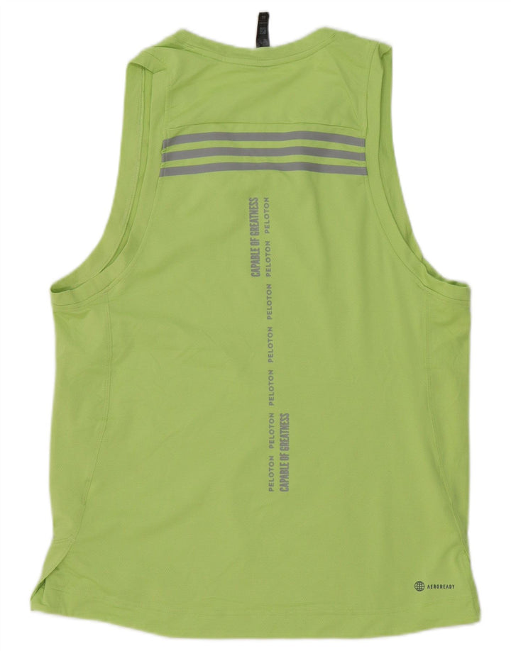 Adidas Débardeur Aeroready Graphic Homme Vert Moyen
