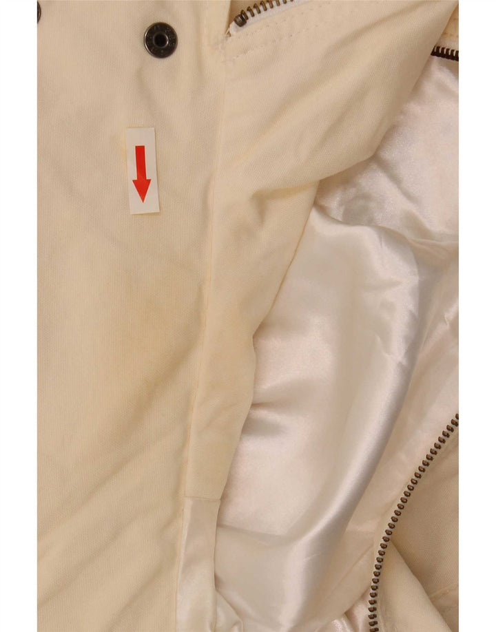 Marks & Spencer Veste utilitaire à capuche pour femme UK 16 Large Blanc cassé