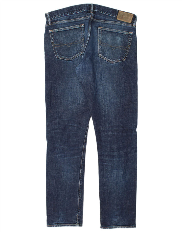 POLO RALPH LAUREN Jean Slim Homme W34 L32 Bleu Coton
