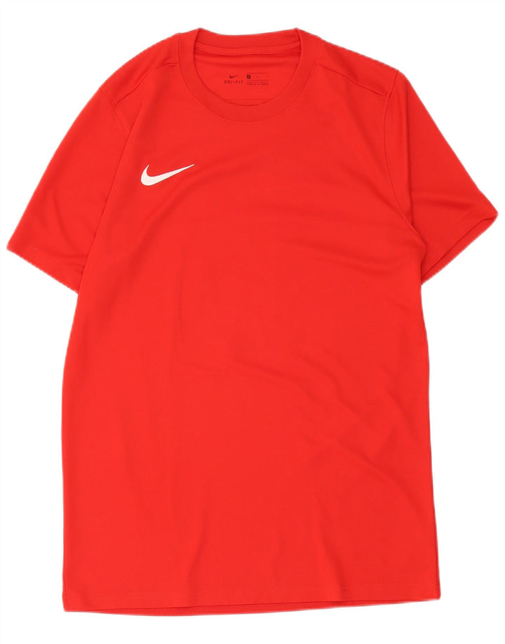 Nike Mens Dri Fit Graphic T-Shirt Top Large Rouge Polyester