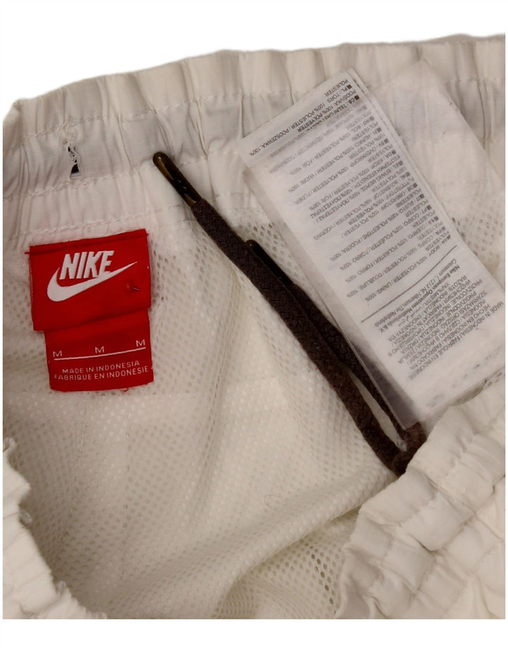 NIKE Short de sport pour homme en polyester blanc moyen