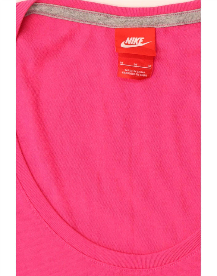 Nike T-shirt graphique pour femme UK 14 Rose moyen