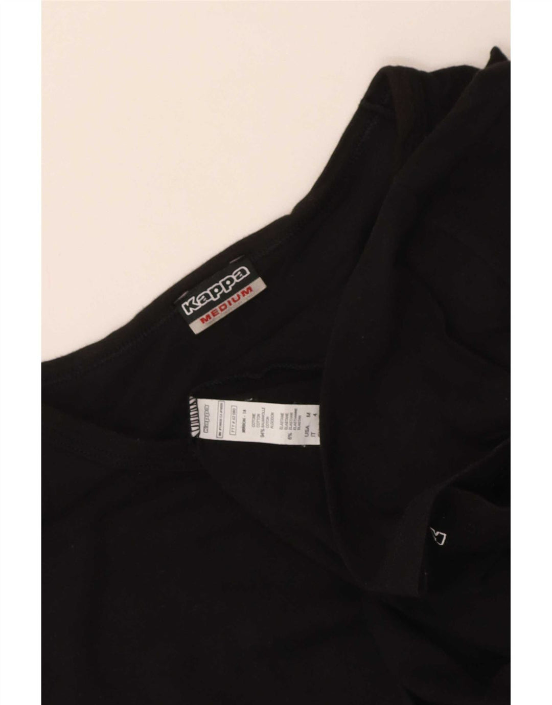 Kappa T-Shirt Homme Noir Moyen Coton