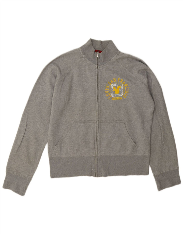 Levi's Veste de survêtement graphique pour femme UK 18 XL Gris moucheté