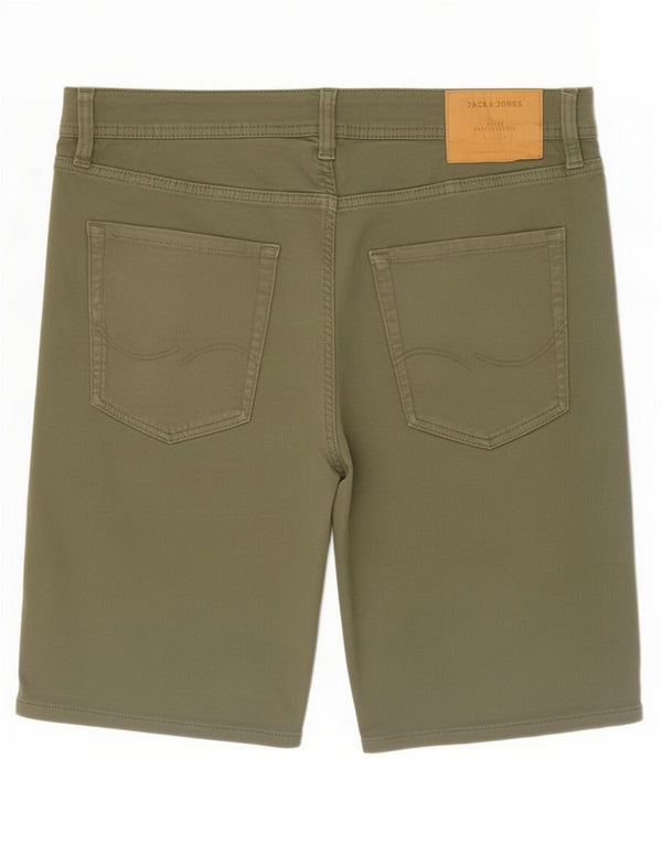 Jack & Jones Short décontracté pour homme Medium W32 Kaki Coton