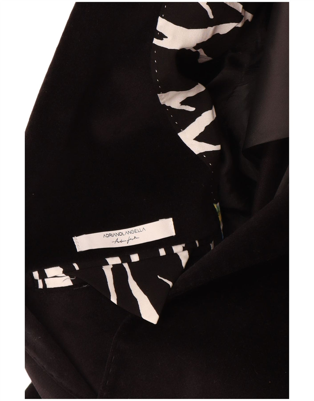 VINTAGE Veste Blazer 2 Boutons Homme IT 50 Grand Coton Noir