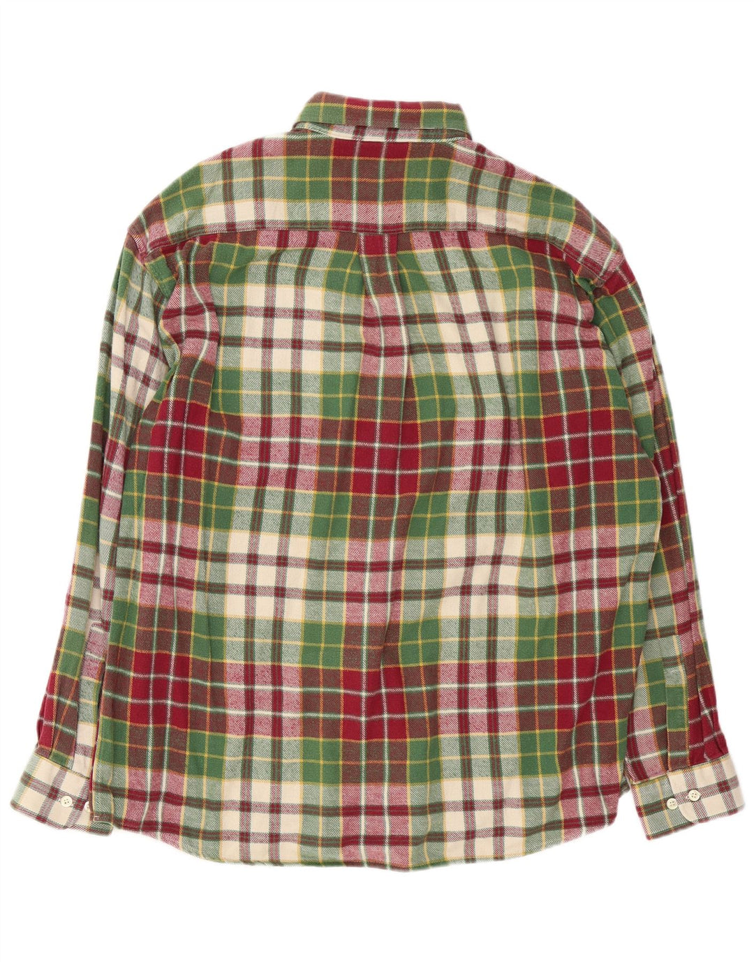 Rodrigo Chemise en flanelle pour homme Taille 42 16 1/2 Grand coton à carreaux multicolore