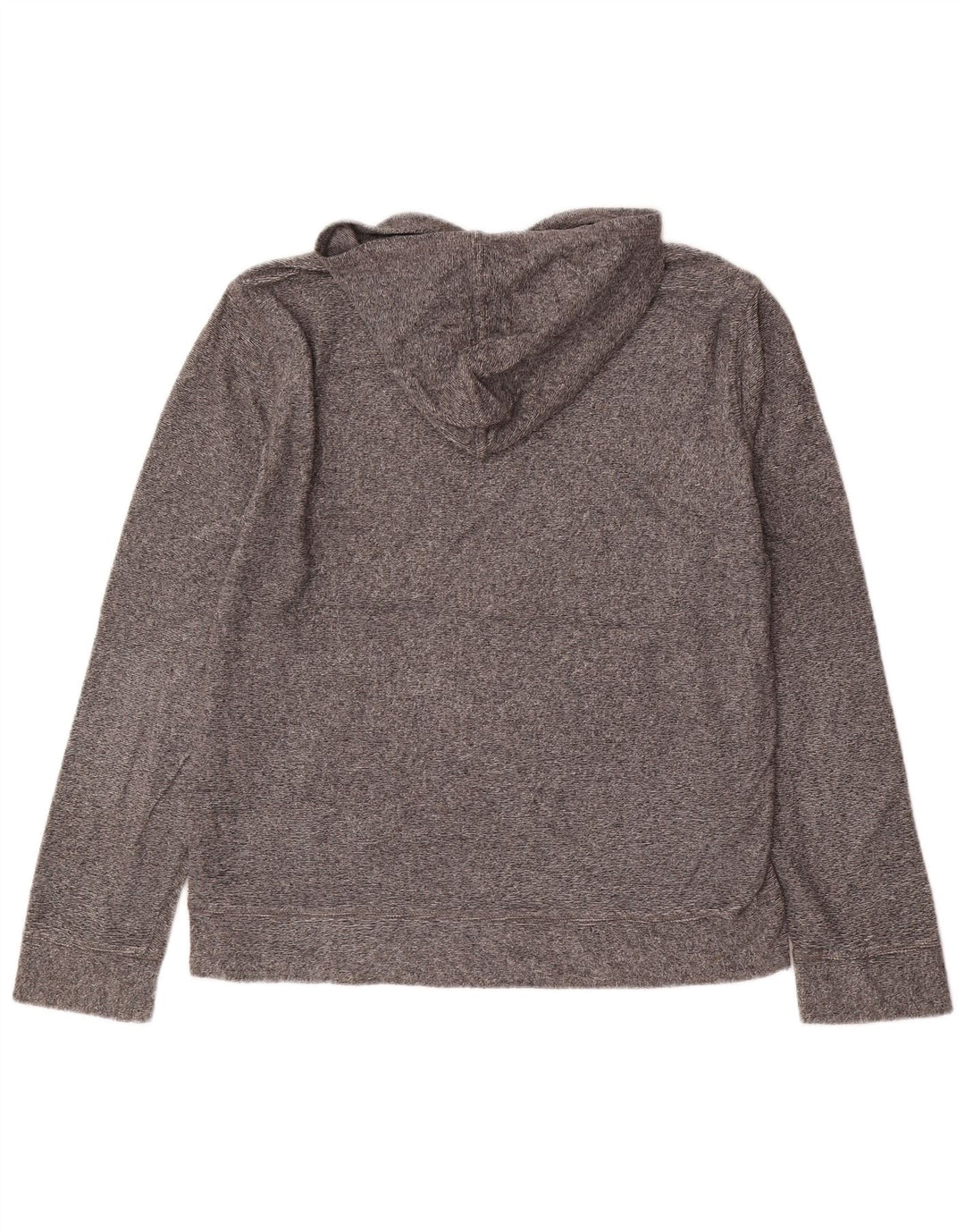 CALVIN KLEIN JEANS Pull à capuche pour femme UK 14 Gris moyen chiné en coton