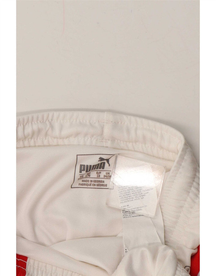 Puma Short de Sport Garçon 15-16 ans Blanc Colorblock Polyester