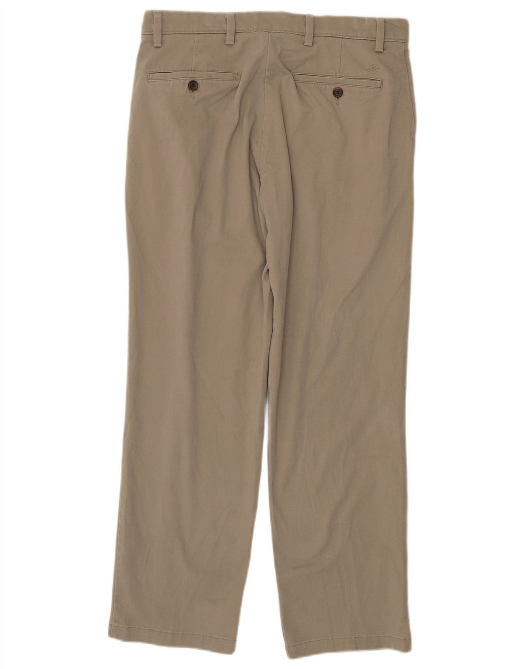 DOCKERS Pantalon Chino Coupe Classique Homme W32 L30 Coton Beige