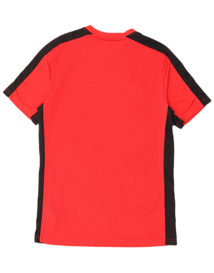 Nike Hommes Dri Fit Slim T-Shirt Haut Rouge Moyen Colorblock Polyester