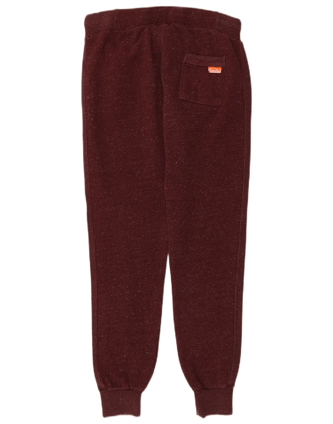 SUPERDRY Pantalon de survêtement pour femme Joggers UK 14 Medium Burgundy Flecked