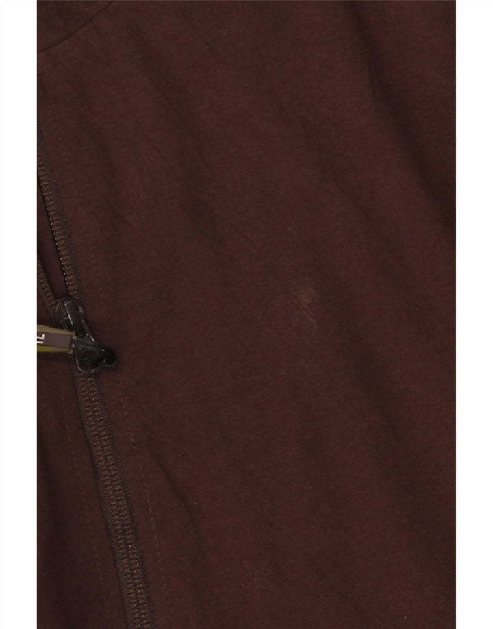 FILA Veste de survêtement pour femme UK 16 Large Marron Coton