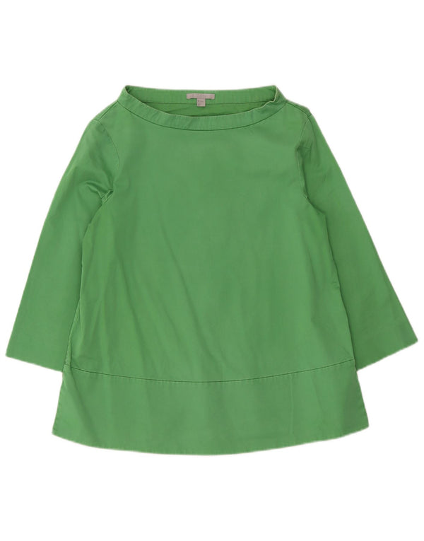 Cos Chemisier à manches 3/4 coupe décontractée pour femme EU 34 XS en coton vert