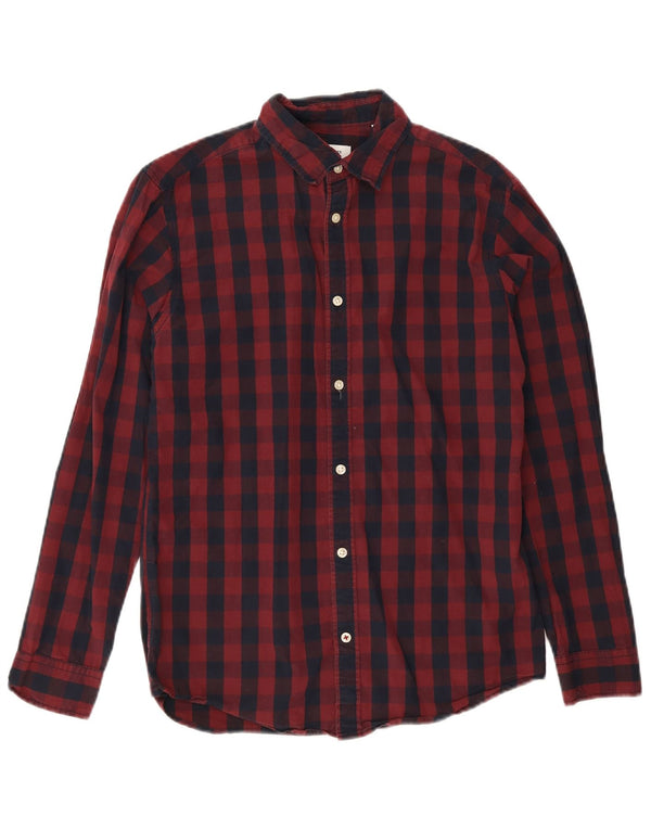 Jack & Jones Chemise Homme Vichy Bordeaux Moyen