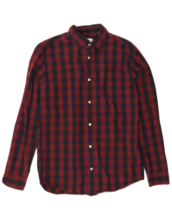 Jack & Jones Chemise Homme Vichy Bordeaux Moyen