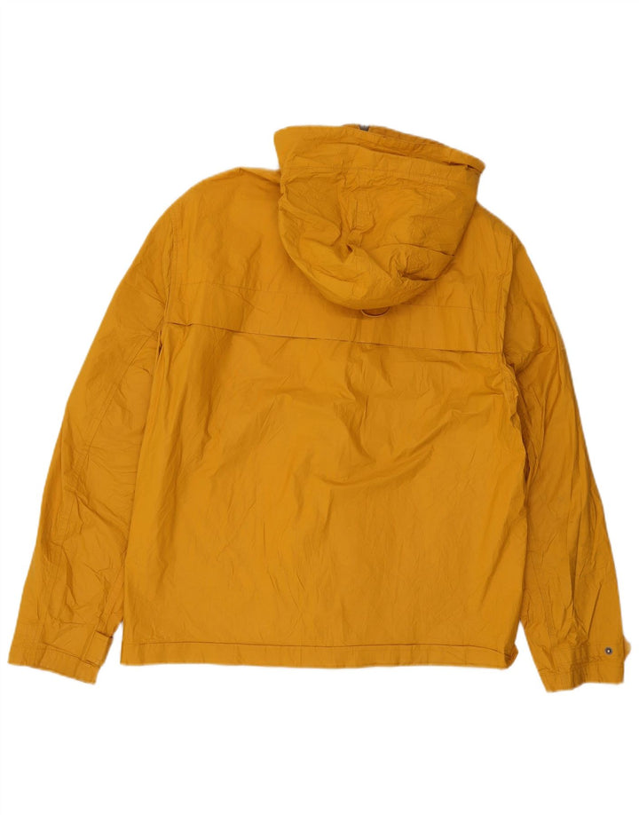 Pretty Green Veste de pluie à capuche pour homme UK 40 Large Jaune