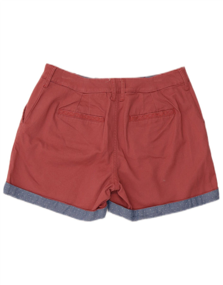 Short chino régulier White Stuff pour femme UK 10 Small W30 Coton rouge