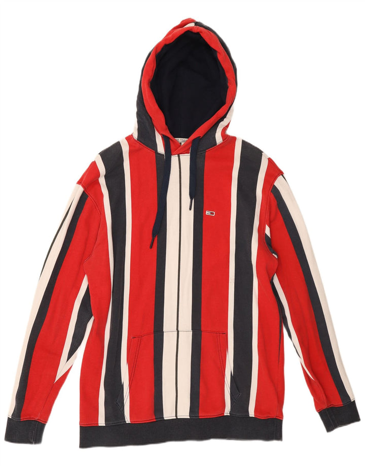 Tommy Hilfiger Pull à capuche en coton rayé multicolore moyen pour homme