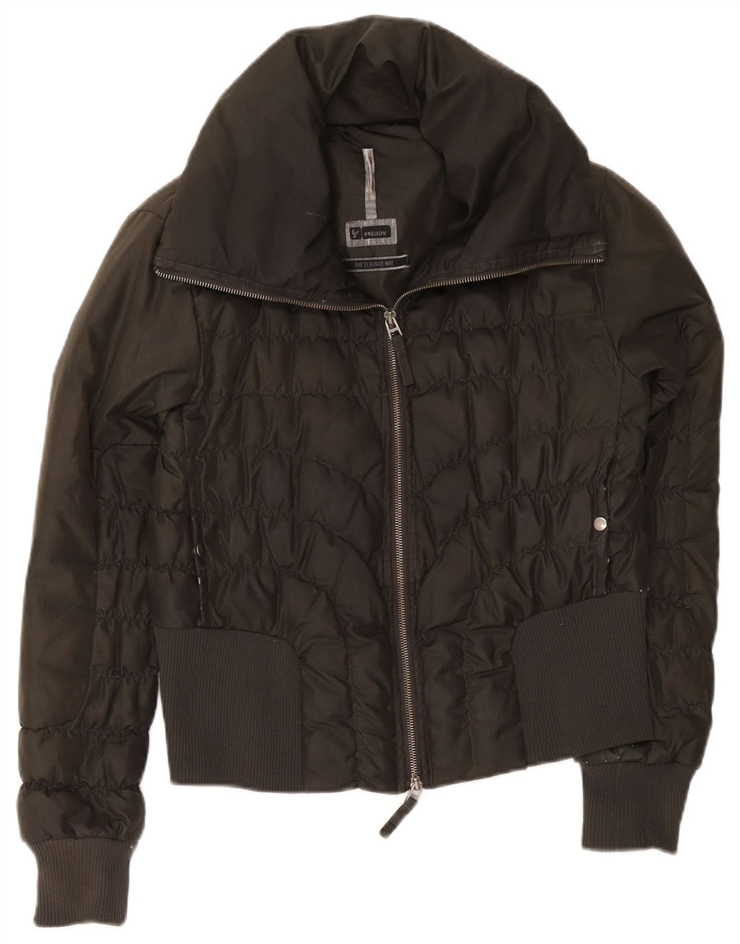 Freddy Veste matelassée Femme IT 44 Gris Moyen Polyester