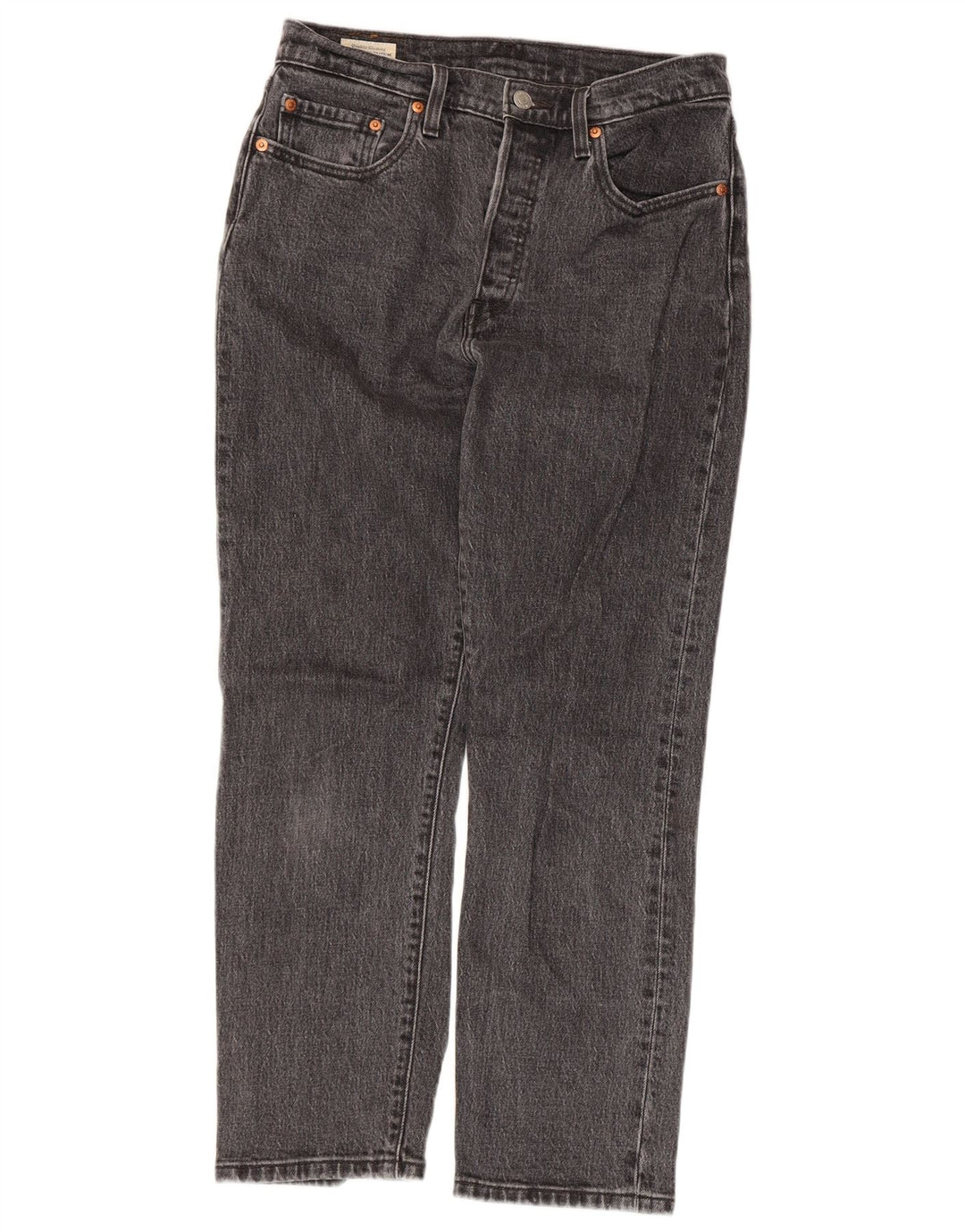 Levi's Jean Droit 501 Femme W27 L26 Gris Coton