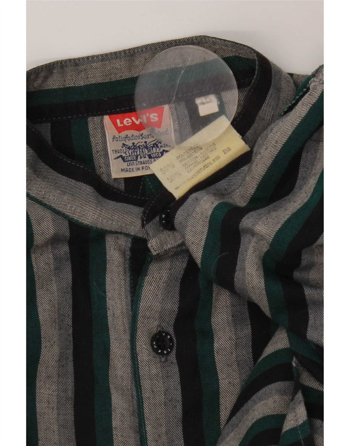 Levi's Chemise pull homme taille 40 polyester rayé multicolore moyen